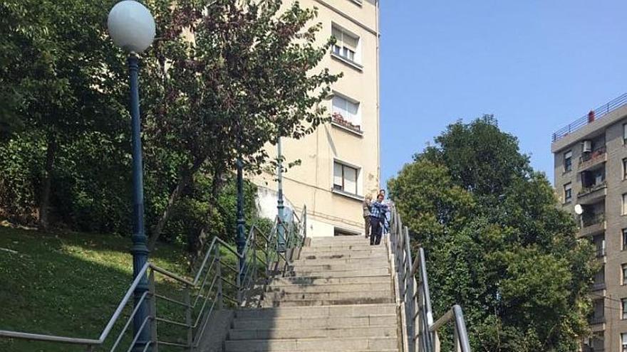 El grupo Miramar es una zona que cuenta con muchas escaleras.