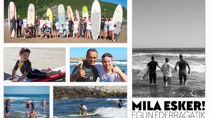Orio celebrará este sábado una sesión de surf inclusivo organizada por Berdin-Berdinak