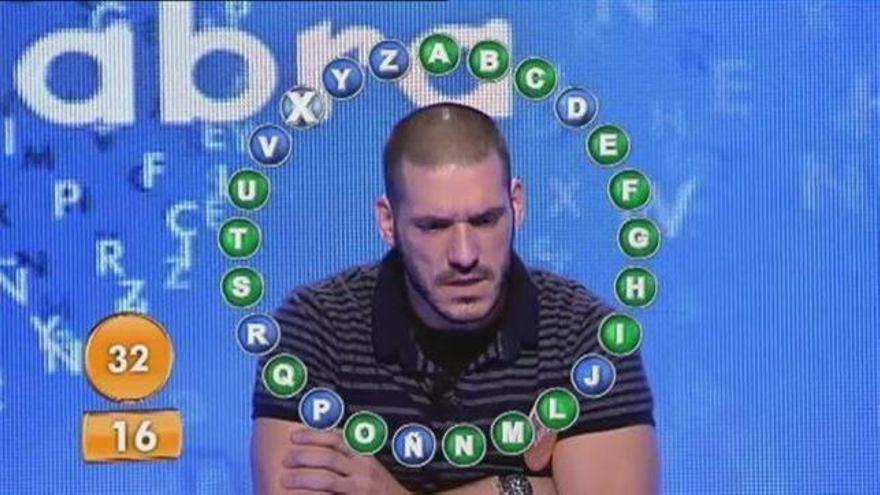 Luis Esteban, en una de las ediciones del concurso ‘Pasapalabra’.