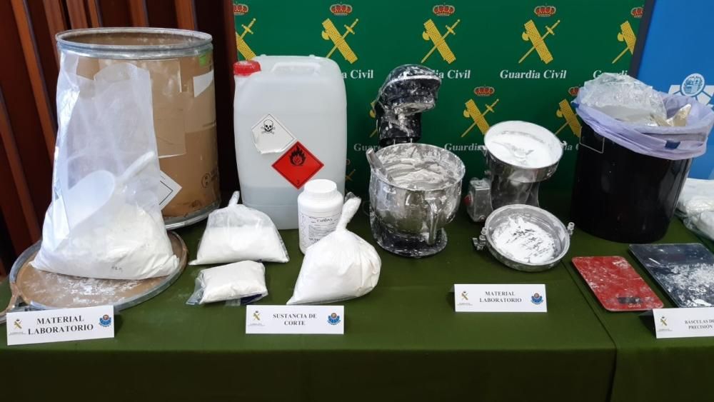 Desmantelan dos importantes laboratorios de drogas en Bilbao y Valladolid