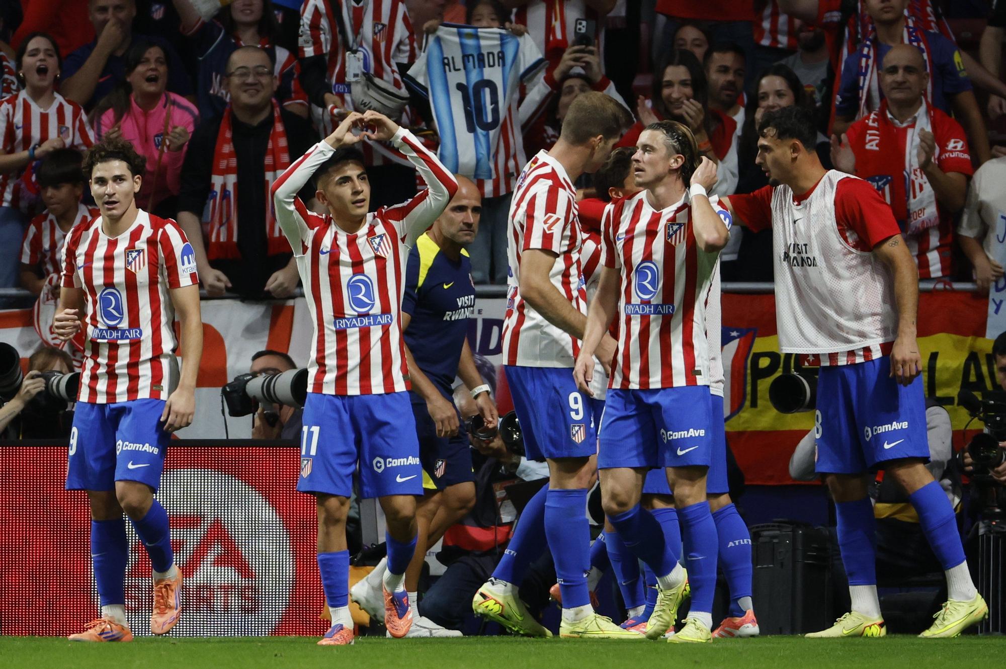 Fotos del partido Atlético de Madrid-Osasuna