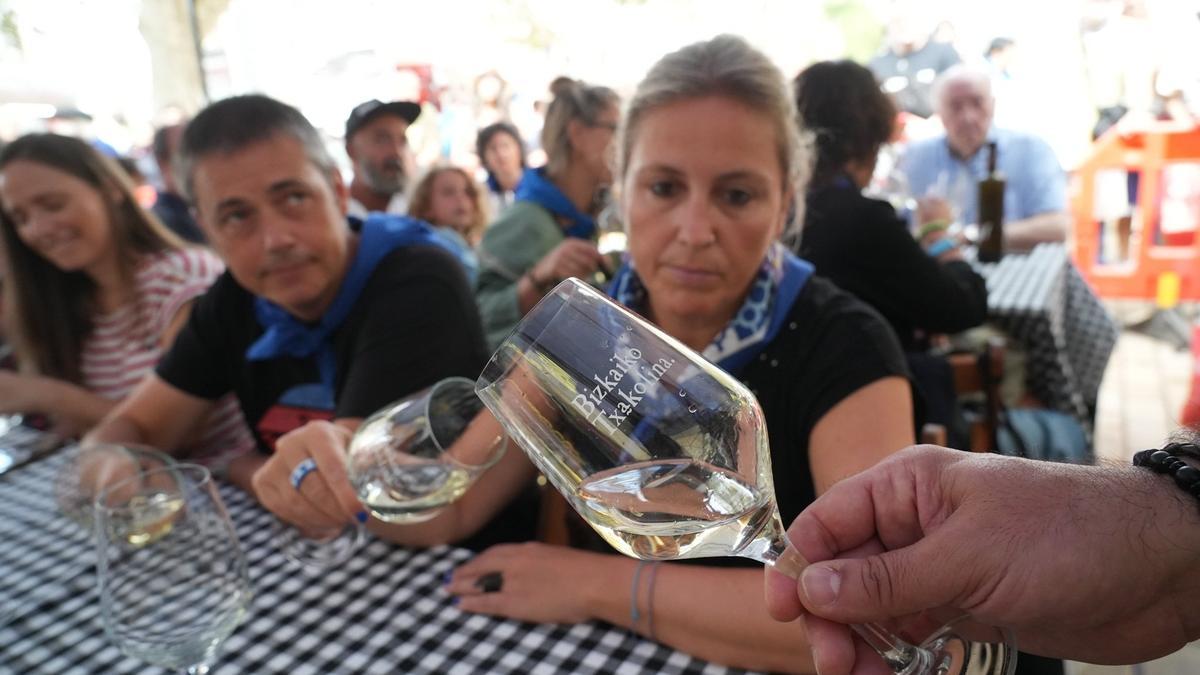 Catas de Bizkaiko Txakolina en El Arenal