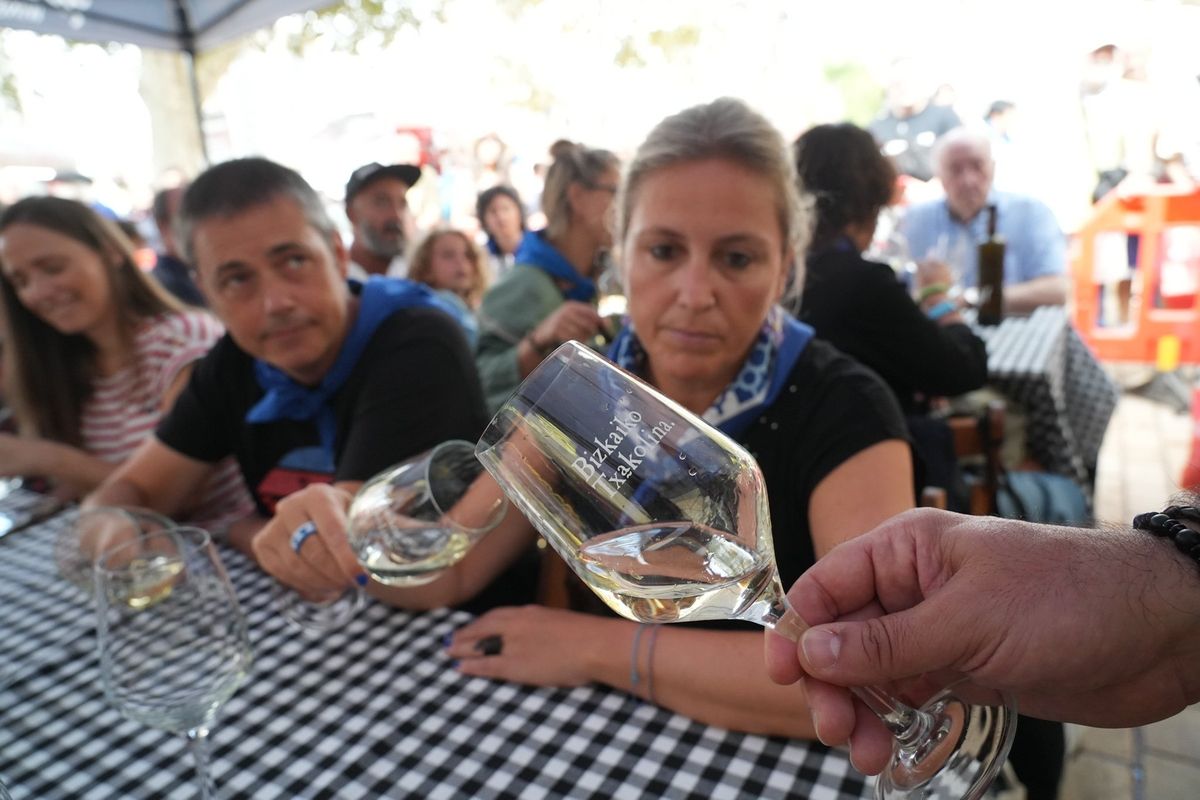 Catas de Bizkaiko Txakolina en El Arenal