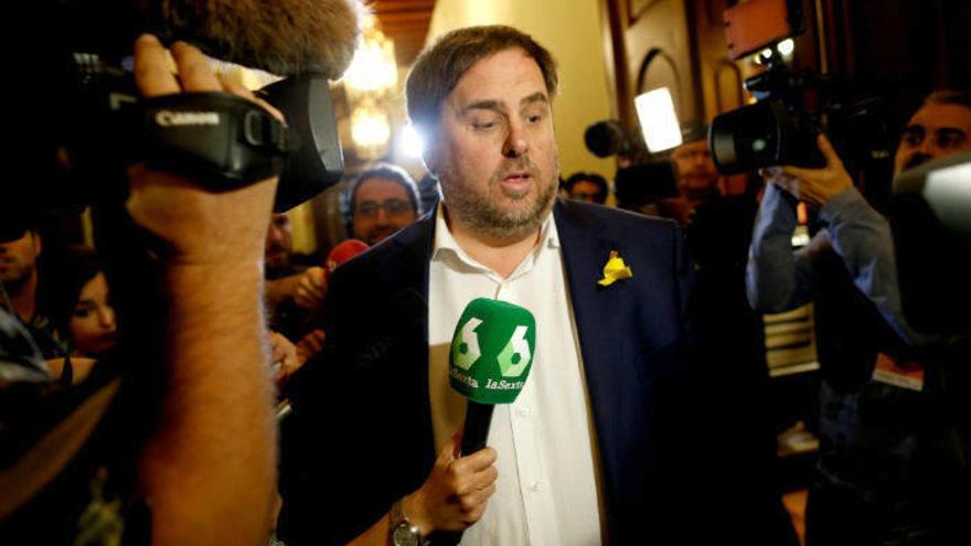 El líder de ERC y exvicepresident de la Generalitat, Oriol Junqueras, en una imagen de archivo.