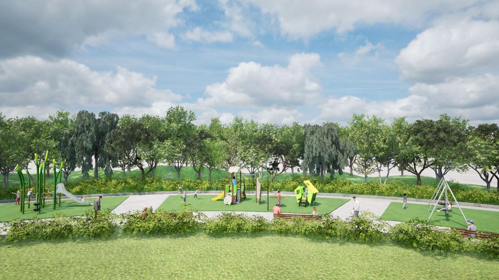 Así será la zona de juegos de agua de Barakaldo