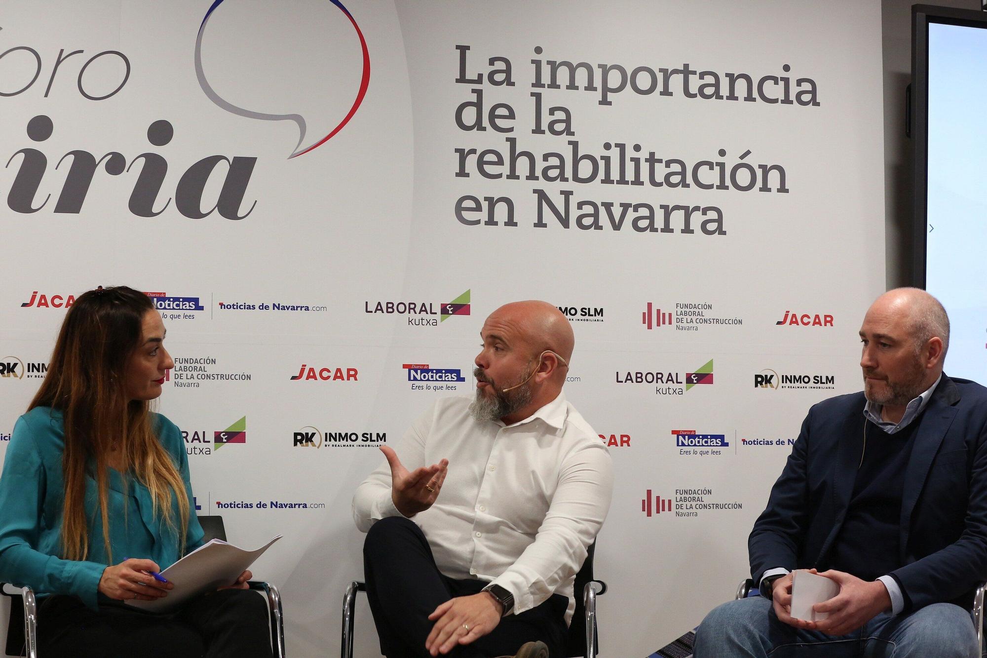 Fotos del Foro Hiria de la rehabilitación en Navarra