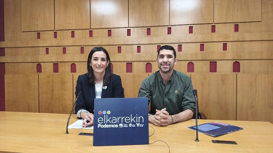 Elkarrekin propone subir las ordenanzas fiscales un 1%, en lugar del 2,7% del Gabinete Etxebarria