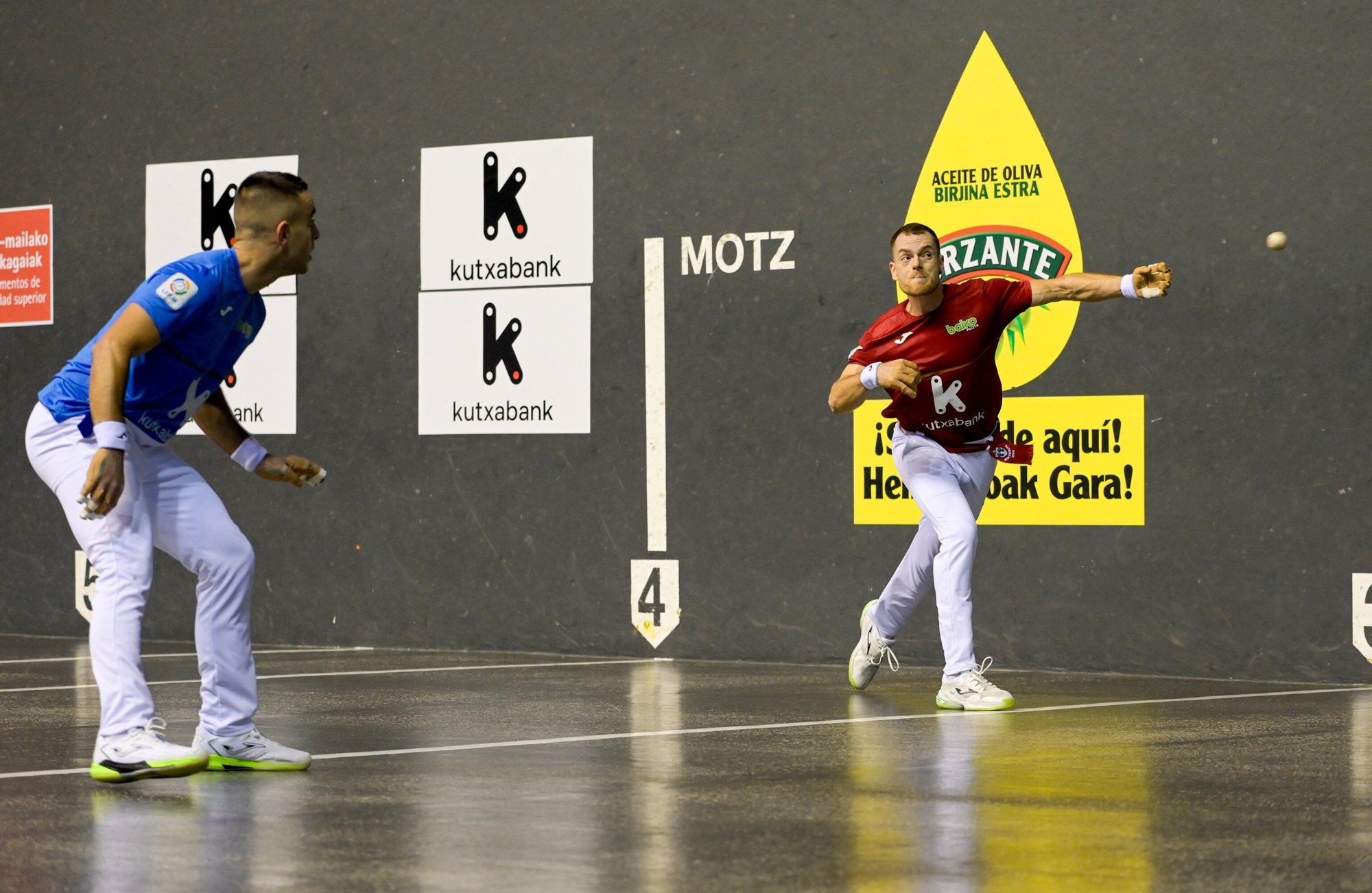 Larrazabal-Mariezkurrena II superan a Laso-Albisu en la tercera jornada del Campeonato de Parejas.