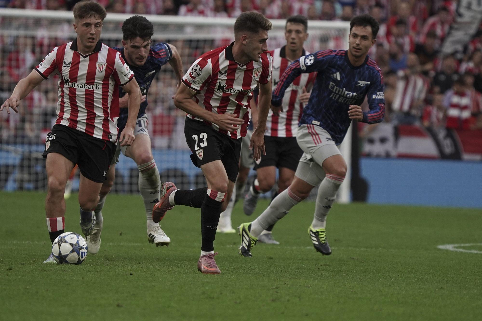 El Athletic-Arsenal, en imágenes