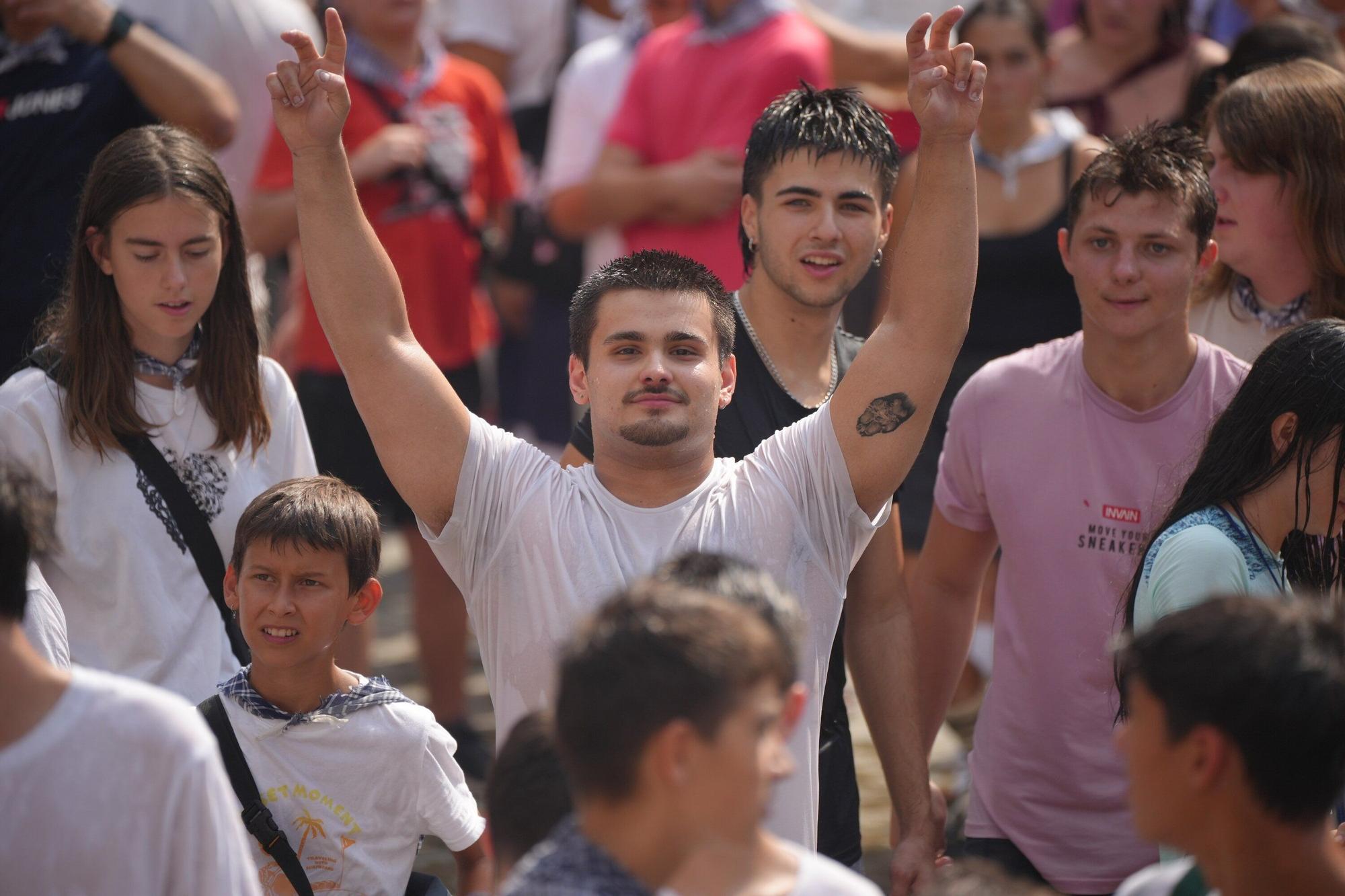 En imágenes: Llodio disfruta del Txupinazo