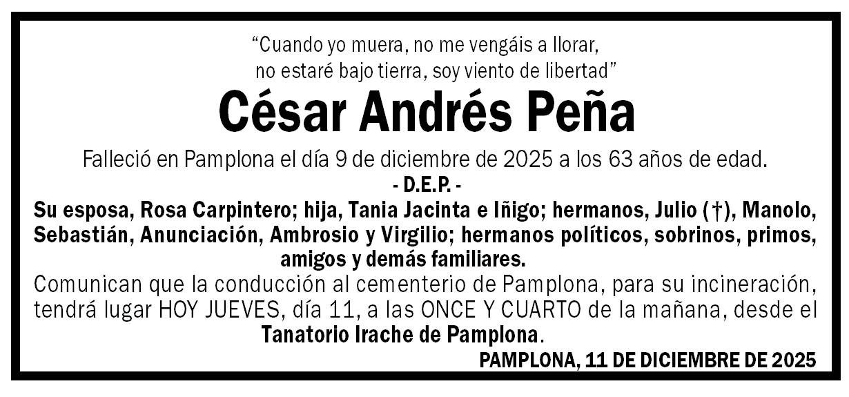 César Andrés Peña