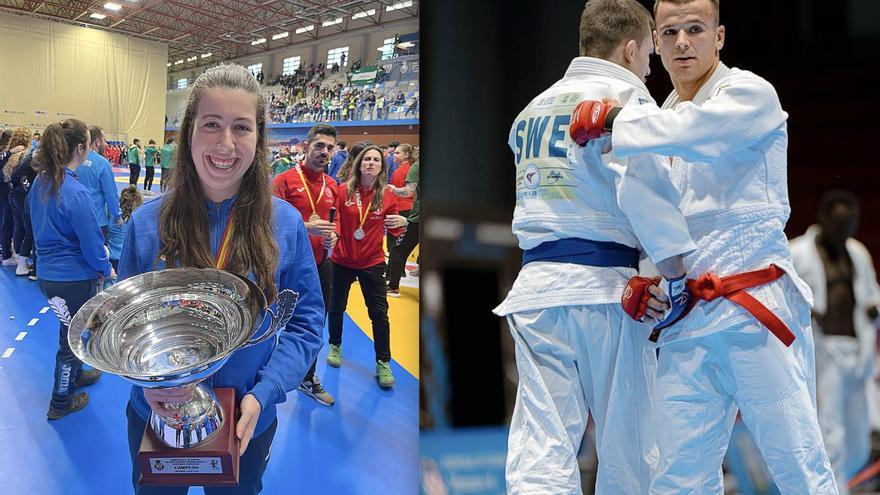 Amaia Senosiain y Joel Roncal, mejores deportistas de Tafalla 2023