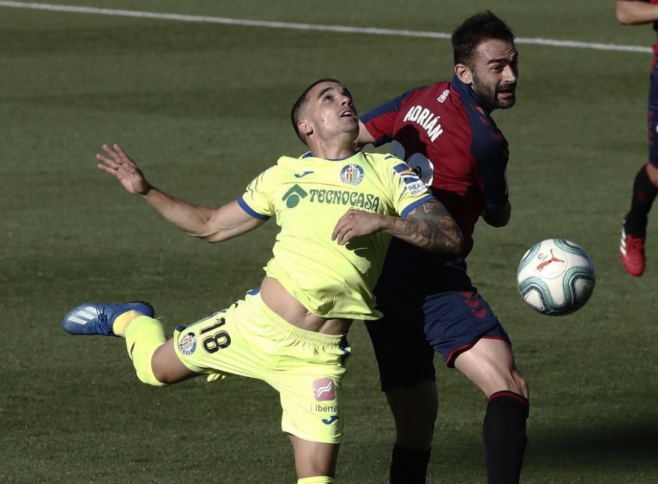 Imágenes del Osasuna Getafe este domingo en El Sadar