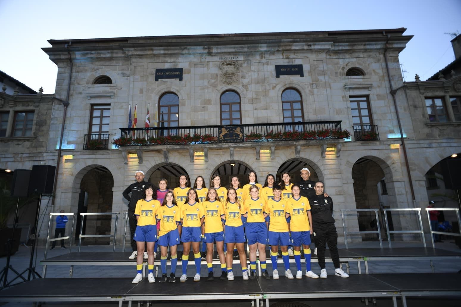 Presentación de los clubes deportivos de Urretxu y Zumarraga