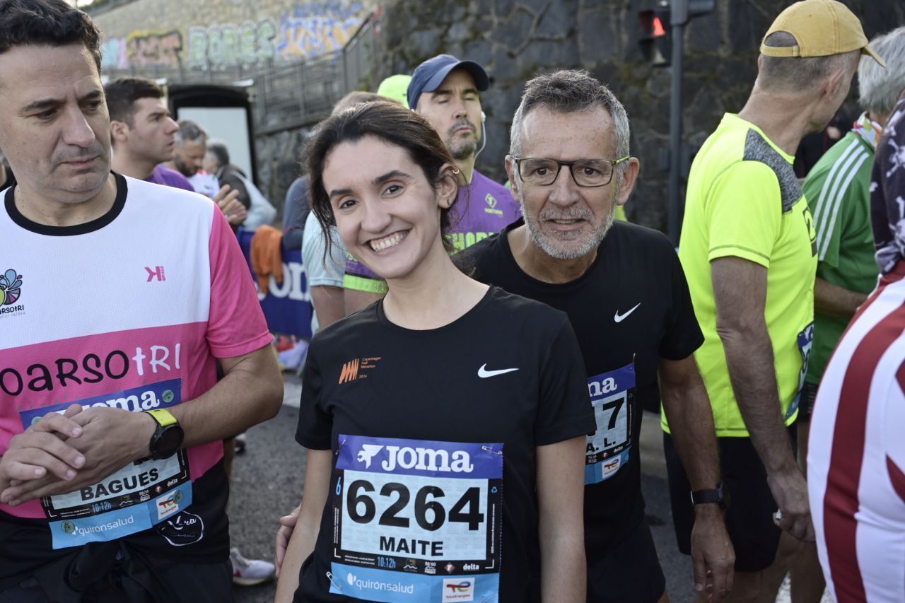 En imágenes: Ilusión y concentración en la salida de la Behobía- San Sebastían