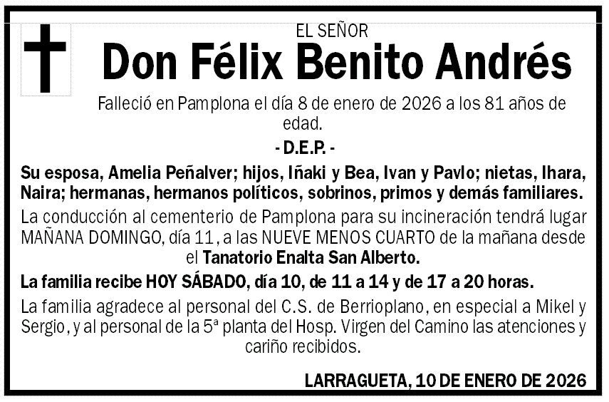 Félix Benito Andrés