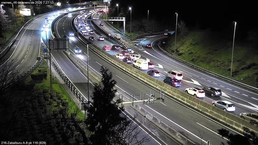 Finalizadas las retenciones de la A8 y el Corredor del Txorierri