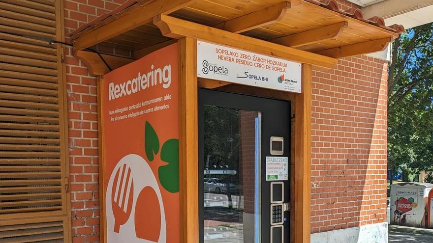 Sopela activa  la máquina para rescatar alimentos