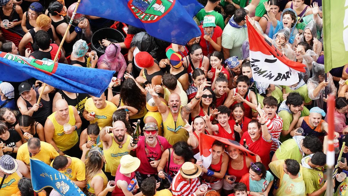 Ambiente del Arriaga en Aste Nagusia
