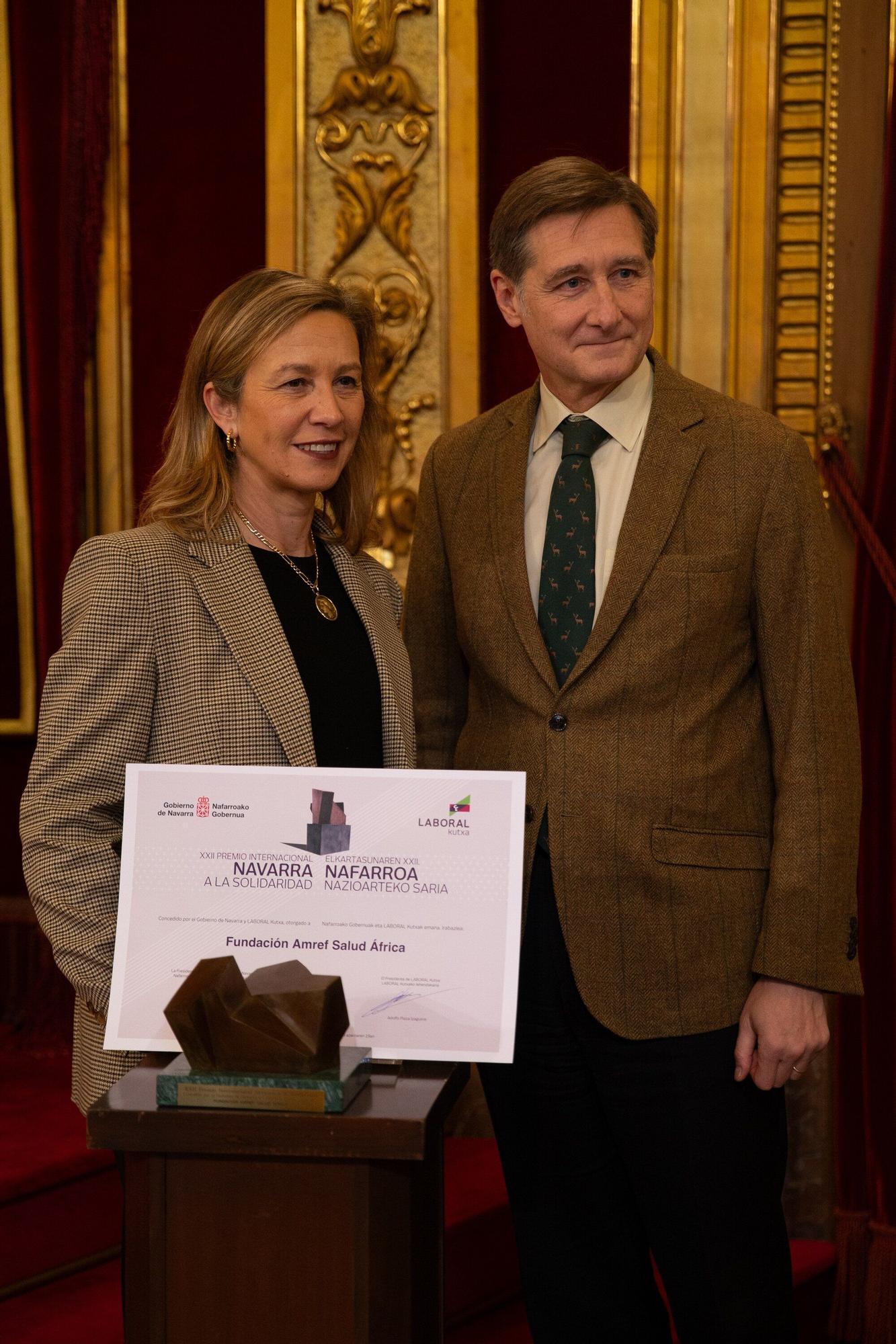XXII Premio Internacional Navarra a la Solidaridad a la Fundación Amref Salud África