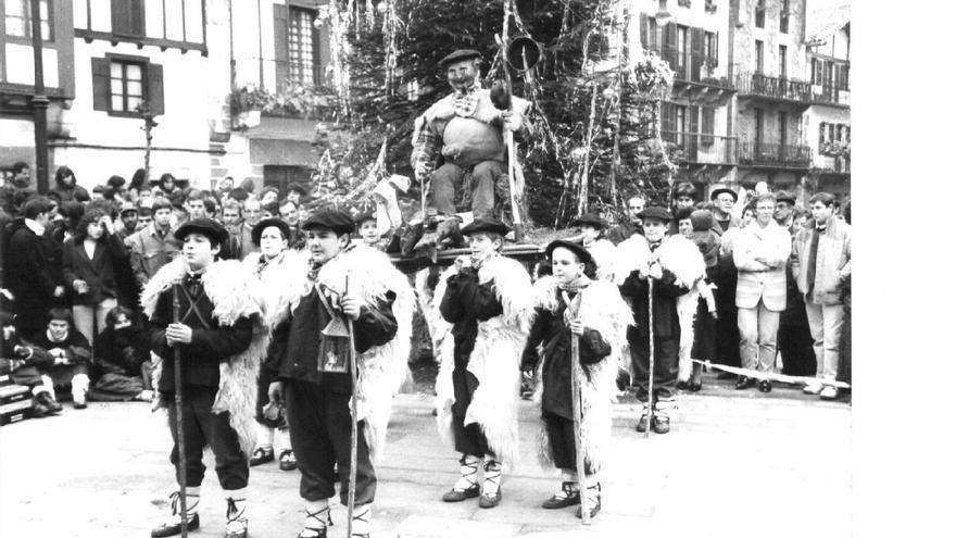 Recorrido de Olentzero por Navarra a lo largo de los años