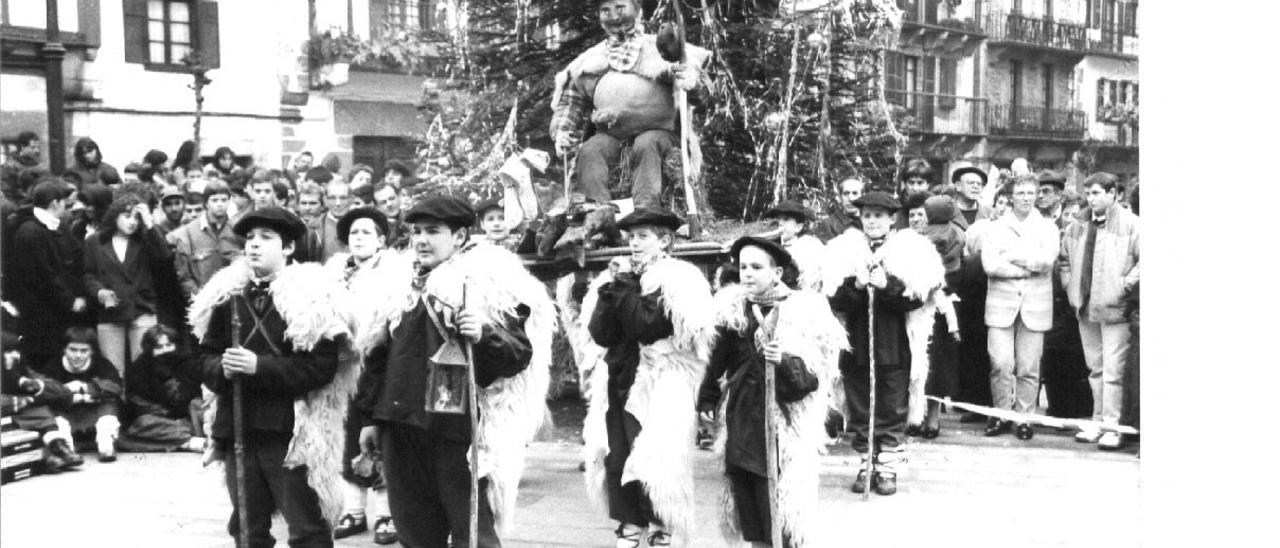 Recorrido de Olentzero por Navarra a lo largo de los años