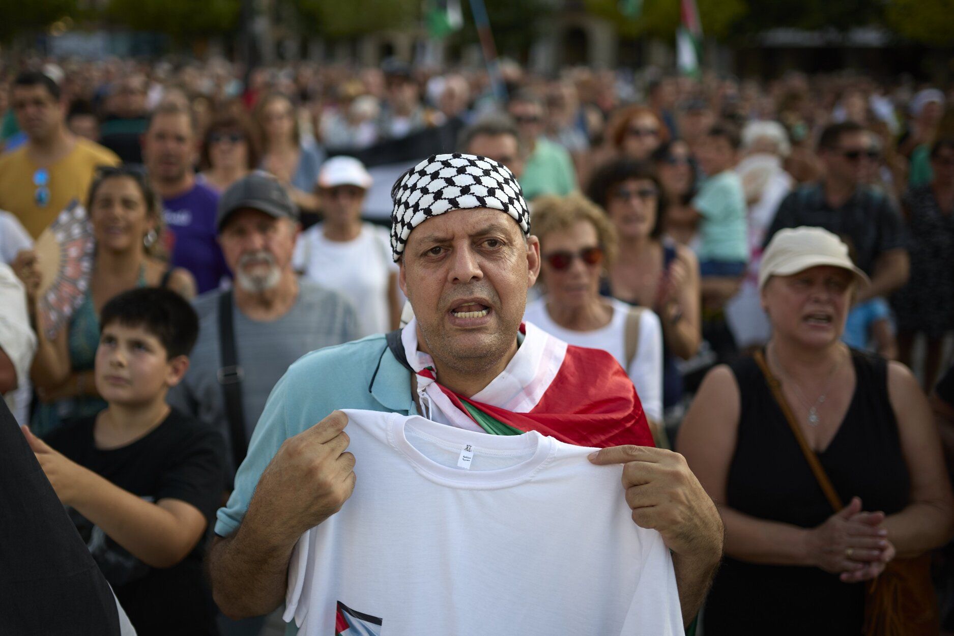 Fotos de la manifestación de Yala Nafarroa en Pamplona