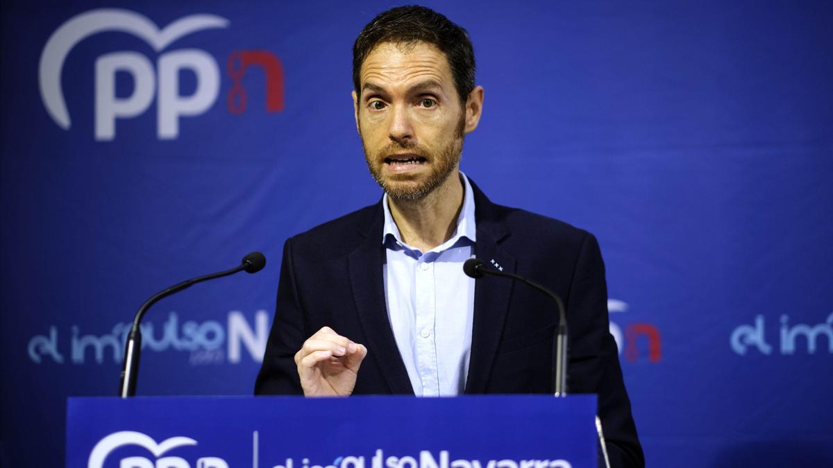 Sayas, durante la rueda de prensa.