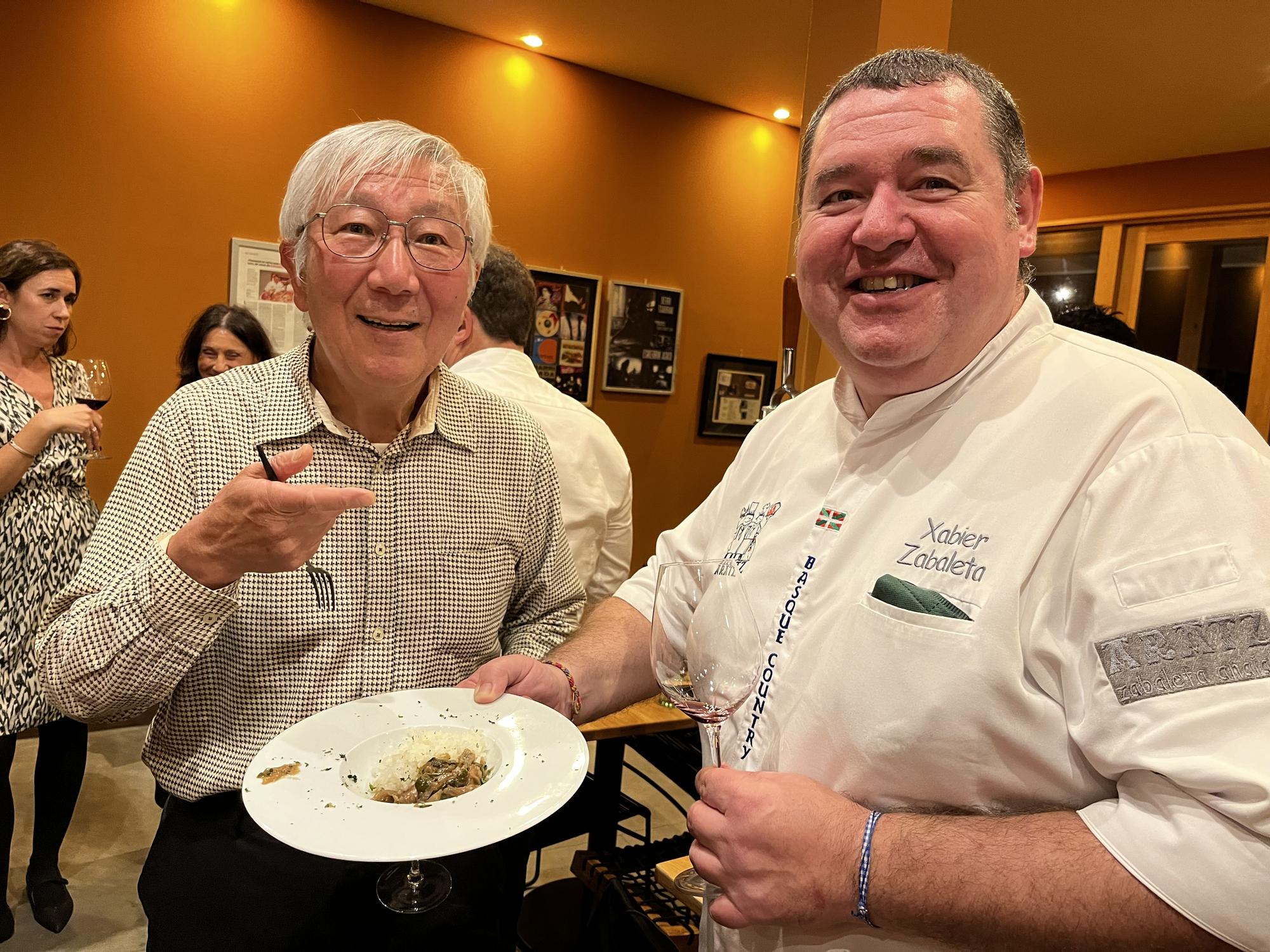 Xabier Zabaleta y Koji Fukaya.