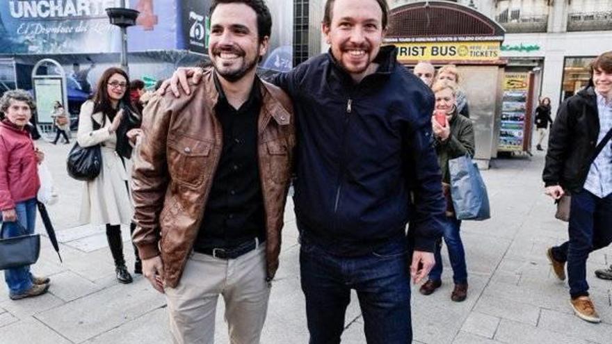 Podemos e IU alcanzan un acuerdo preelectoral para el 26J