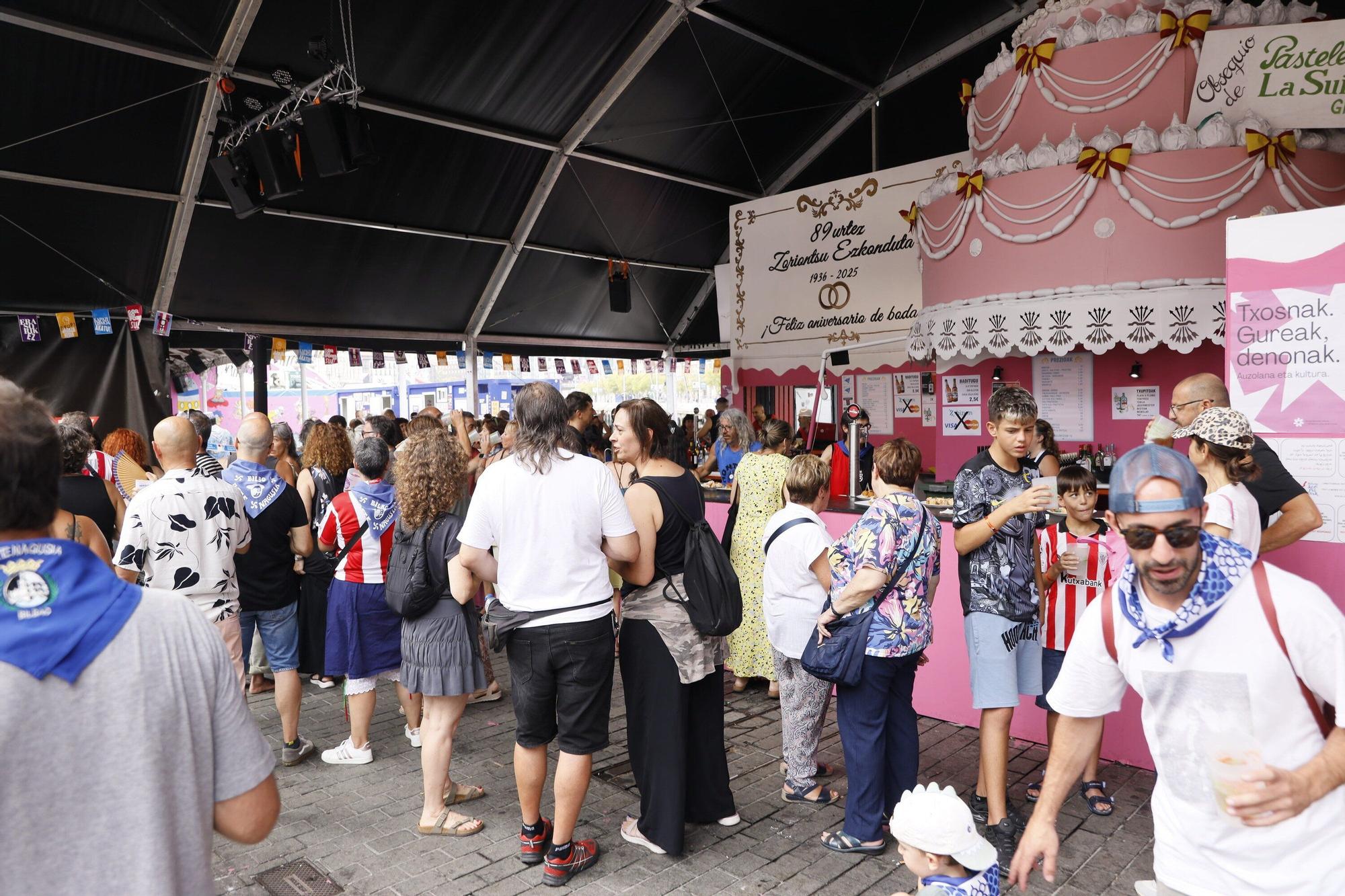 En imágenes: La fiesta sigue en la segunda jornada de Aste Nagusia