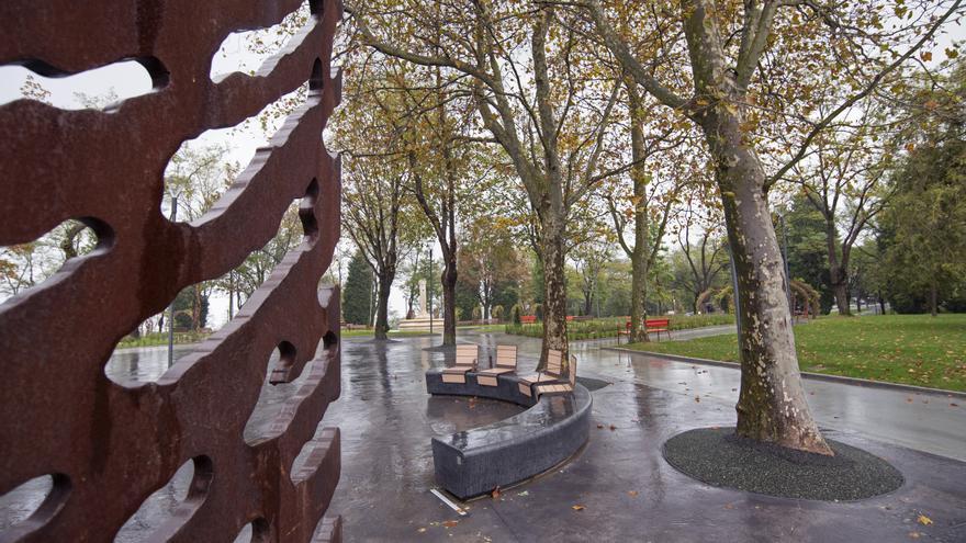 Bilbao retira medio centenar de árboles por riesgo de caída del Parque de la Huella de Artxanda