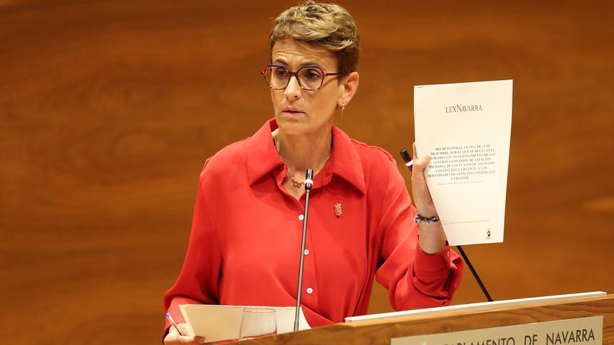 De Mordor a Murcia pasando por Navarra: los argumentos de Chivite contra el &#039;apocalipsis&#039; de la oposición