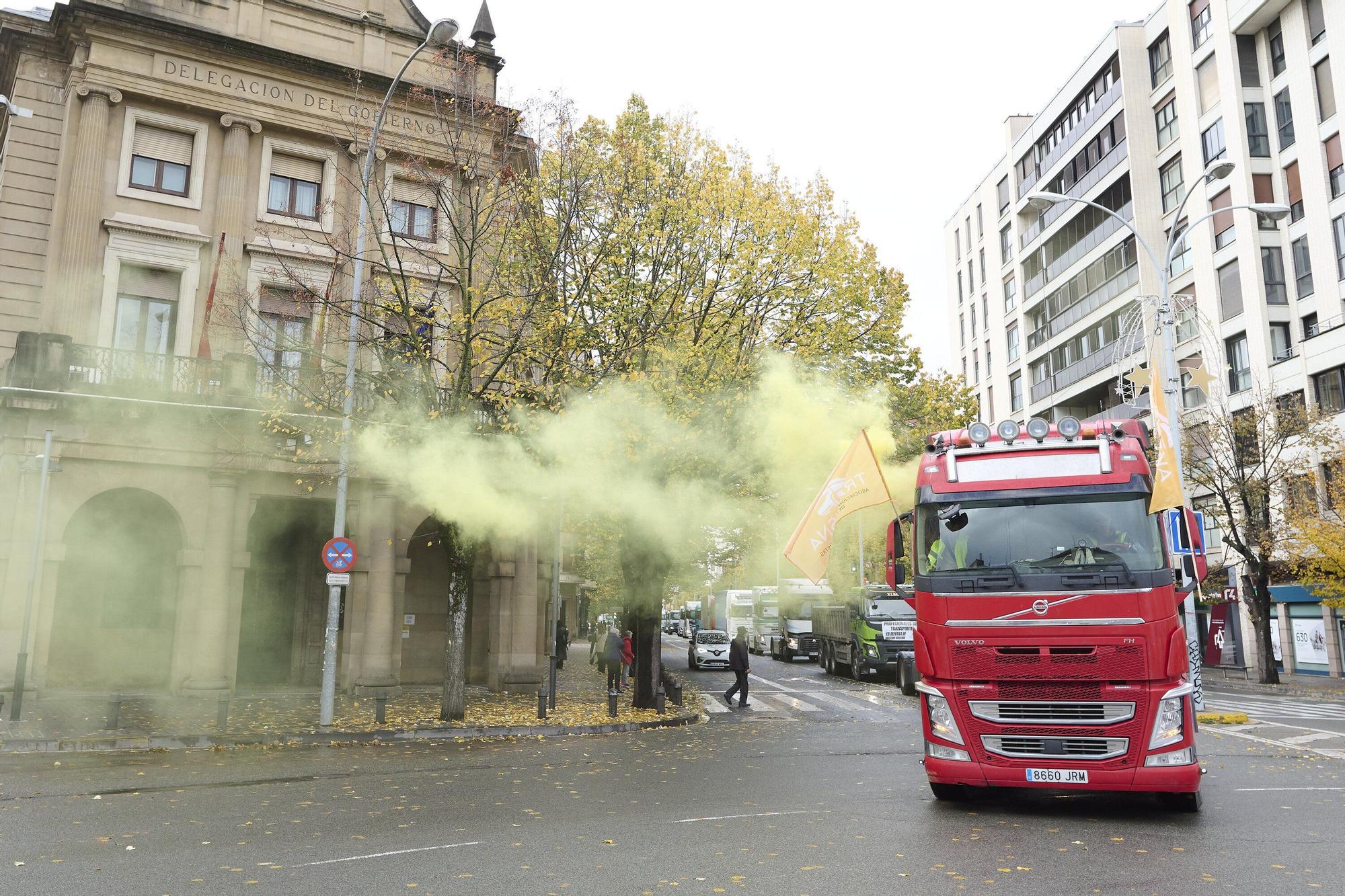 Fotos de la camionada en Pamplona (sábado 8 de noviembre de 2025)