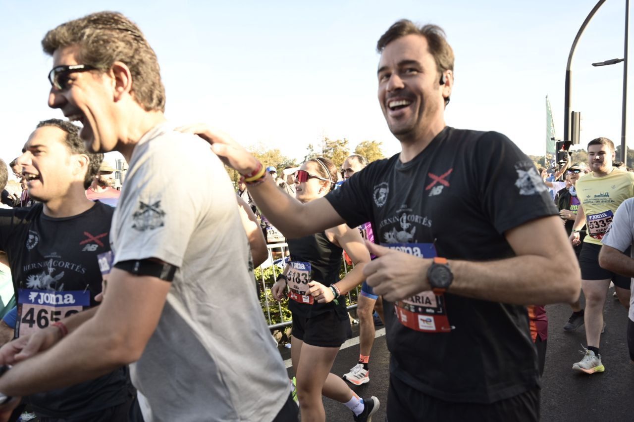 Ilusión y concentración en la salida de la Behobia-San Sebastián