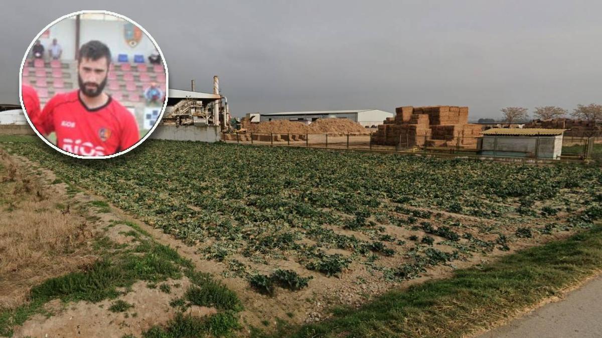 Instalaciones de Liverco, fábrica de comida para ganado donde ha ocurrido el fatal accidente. Arriba a la izquierda, foto de Josué Marqués Zardoya.