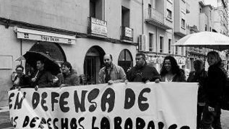 Imagen de la concentración convocada por ELA.