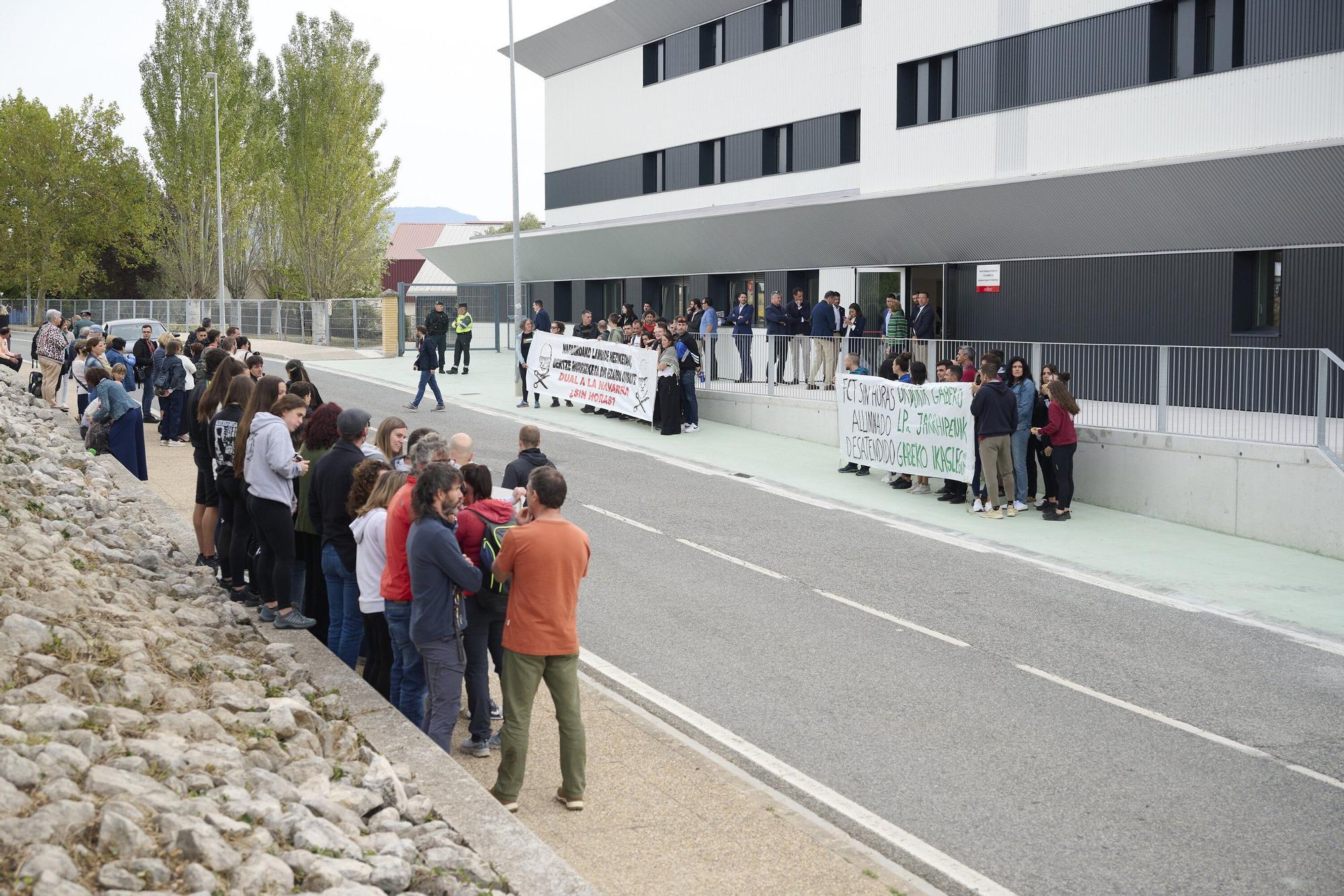 Fotos de la visita de la reina Letizia al CIP FP Lumbier IIP