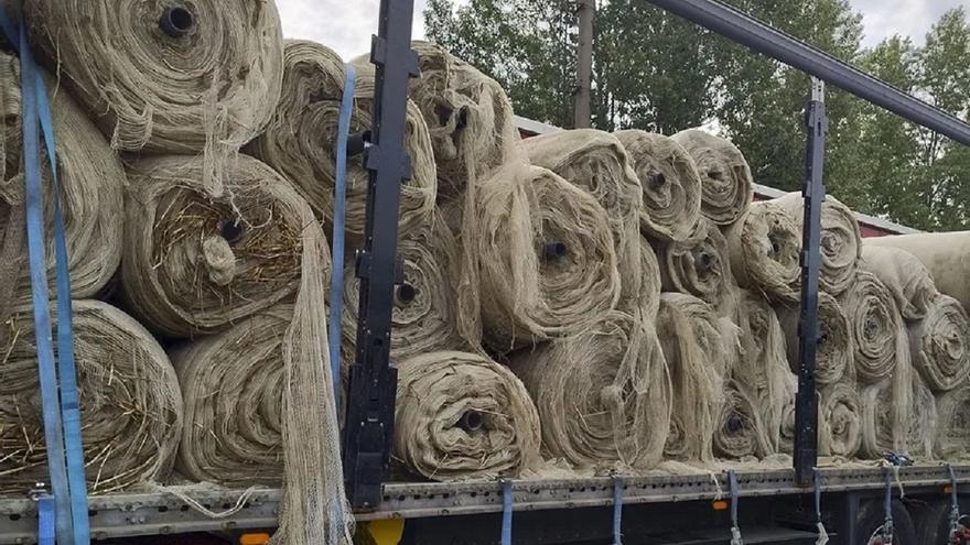 Redes de pesca de Hondarribia, 'salvavidas antidrones' en Ucrania