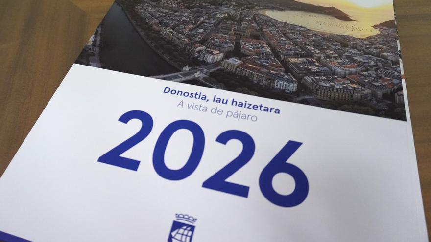 Los calendarios municipales de Donostia se repartirán el viernes, 19 de diciembre