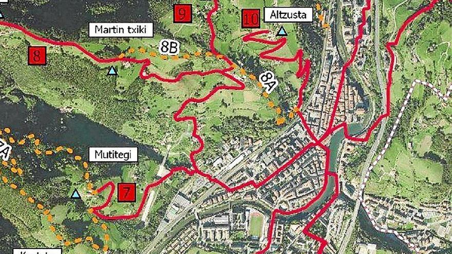 Tolosa propone itinerarios para realizar a pie