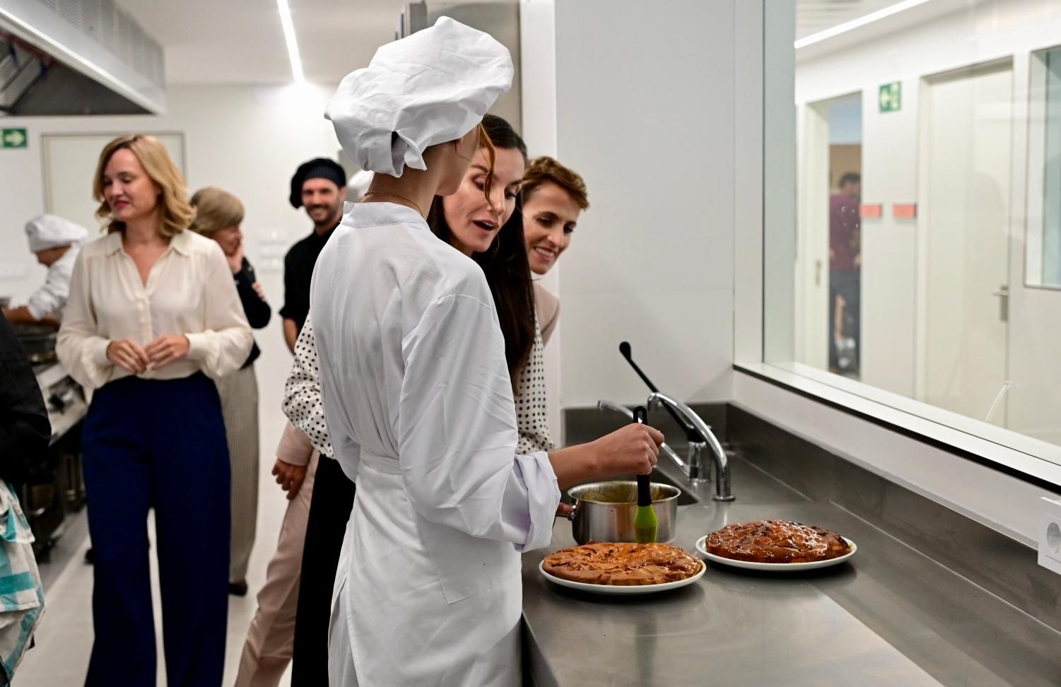 Fotos de la visita de la reina Letizia al CIP FP Lumbier IIP