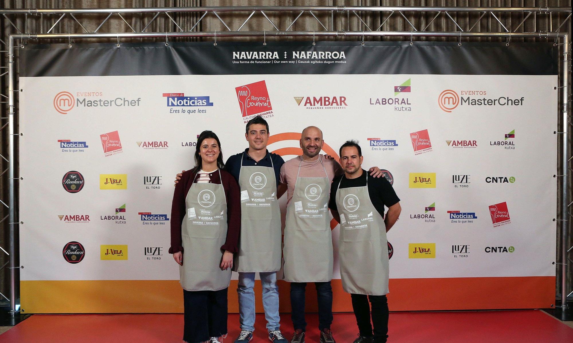 Los 20 equipos participantes en Eventos MasterChef Navarra