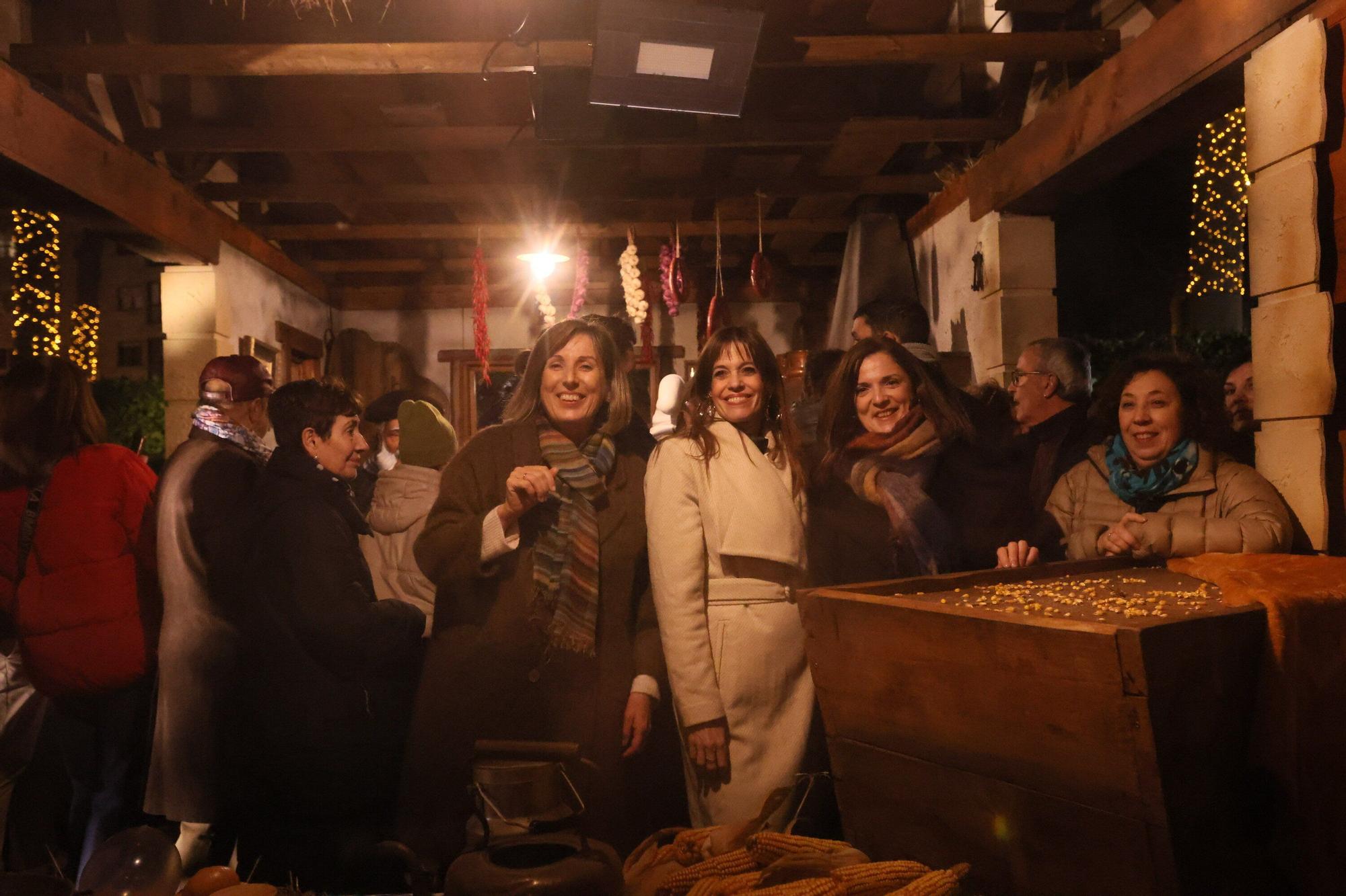 Olentzero se instala en su baserri en el Palacio Zulueta