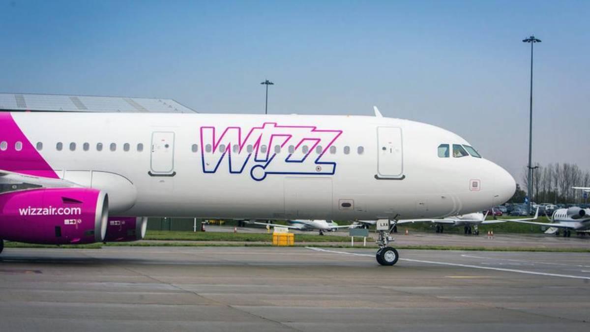 Imagen de archivo de un avión de Wizz Air
