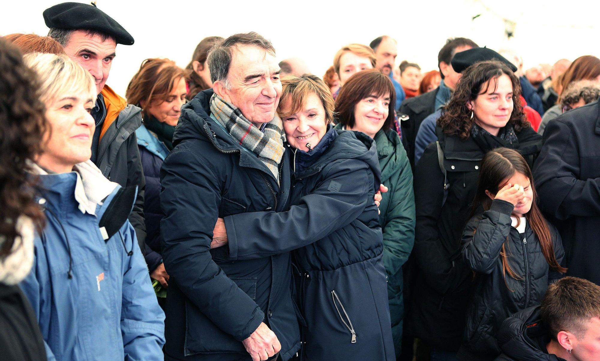 Fotos del homenaje a Mikel Zabalza en el 40 aniversario de su muerte tras ser detenido por la Guardia Civil