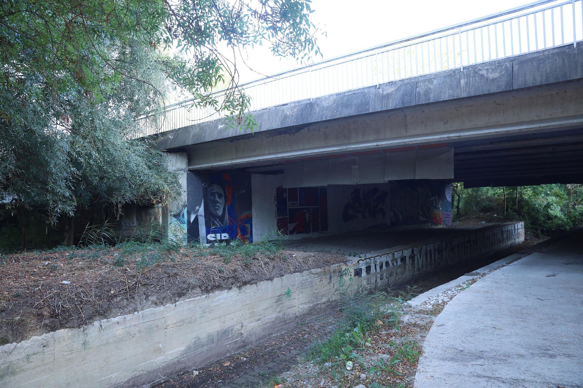 La reserva fluvial del molino de Ilundáin toma forma con la limpieza del canal y los movimientos de tierra