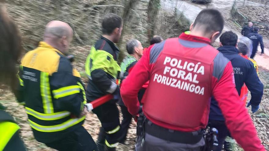 Atendido un varón de 69 años por un posible infarto en la Cascada de Oinaska