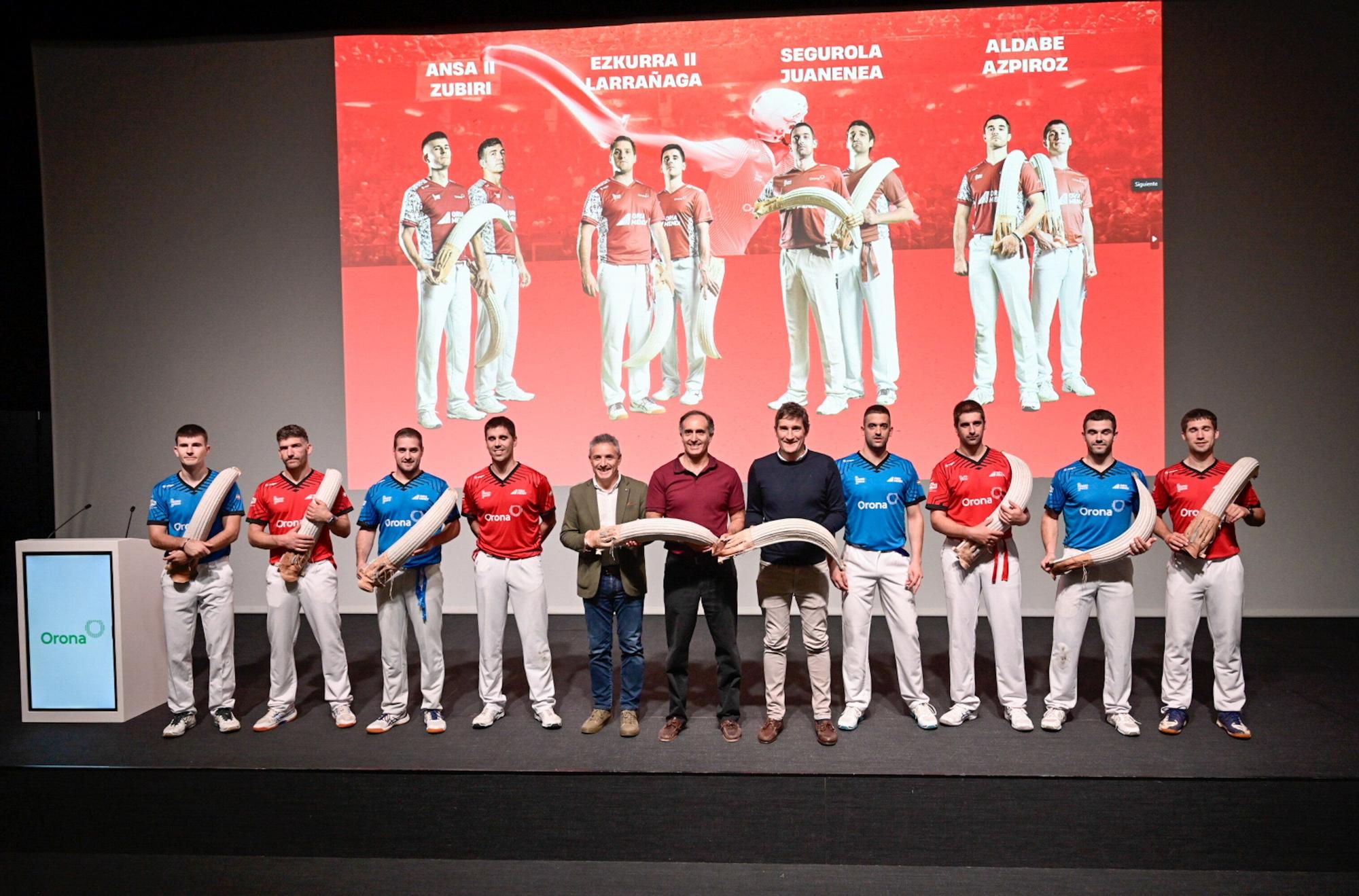 Presentación del Campeonato de Parejas de remonte de Oriamendi.