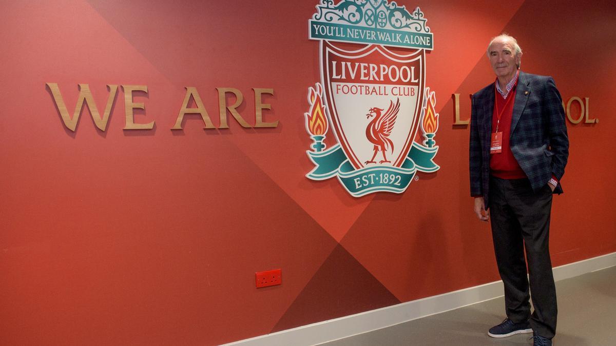 José Ángel Iribar, en Anfield.